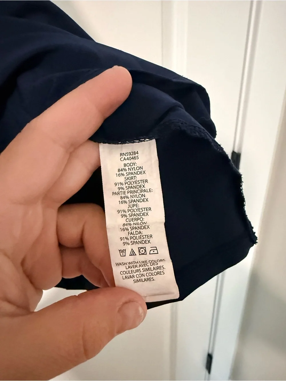 The Childrens Place Girls Navy Short Sleeve Pleated Dress